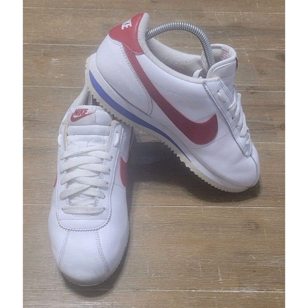 Size 8.5 - Nike Cortez Basic Leather OG Forrest Gump Men's Running Shoes White